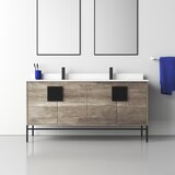 Modern Double Bathroom Vanities | AllModern